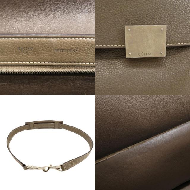 CELINE セリーヌ トラペーズ 2WAY トートバッグ レザー