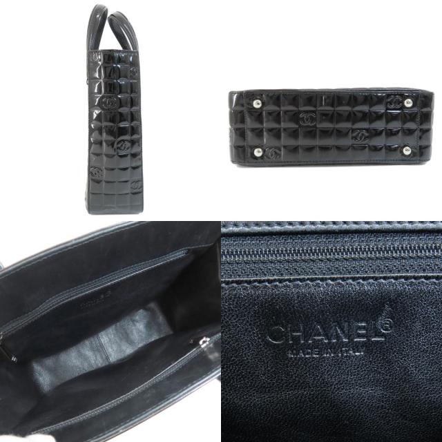 美品✨シャネル　ハンドバッグ　チョコバー　シルバー金具　グレー　メタル CHANEL シャネル チョコバー シルバー金具 トートバッグ