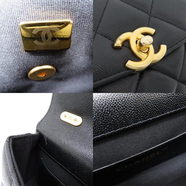 CHANEL シャネル チェーンショルダー マトラッセ ココマーク ゴールド  
