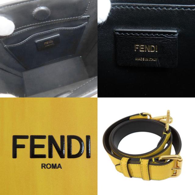 FENDI フェンディ ショッパーバッグ 2WAY ハンドバッグ カーフ レディース