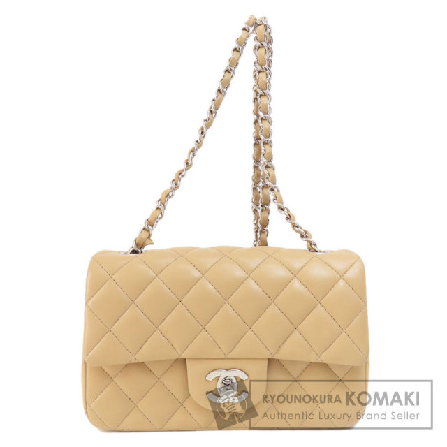 シャネル ショルダーバッグ チェーンショルダー マトラッセ シルバー金具