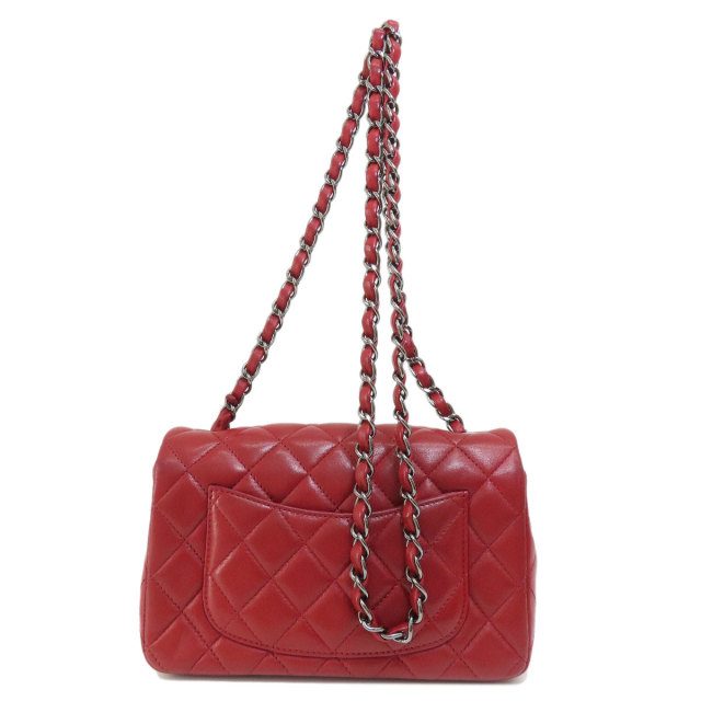 CHANEL シャネル チェーンショルダー マトラッセ シルバー金具  