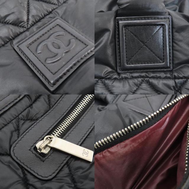 CHANEL シャネル コココクーン PM シルバー金具 トートバッグ ナイロン