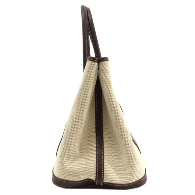 HERMES エルメス ガーデンパーティPM マロン シルバー金具 トート  