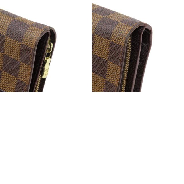 LOUIS VUITTON ルイヴィトン M61668 コンパクト・ジップ ダミエ エベヌ  