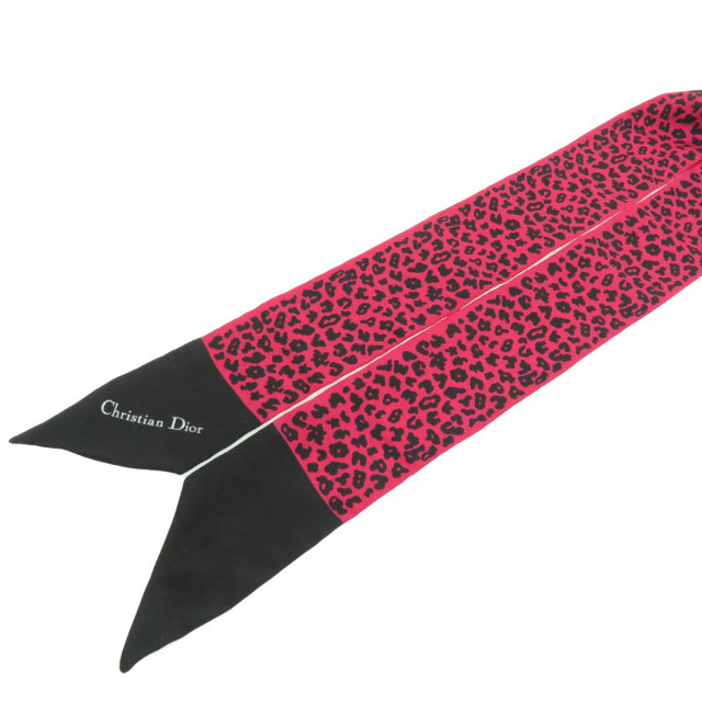 CHRISTIAN DIOR クリスチャンディオール ミッツア レオパード スカーフ  