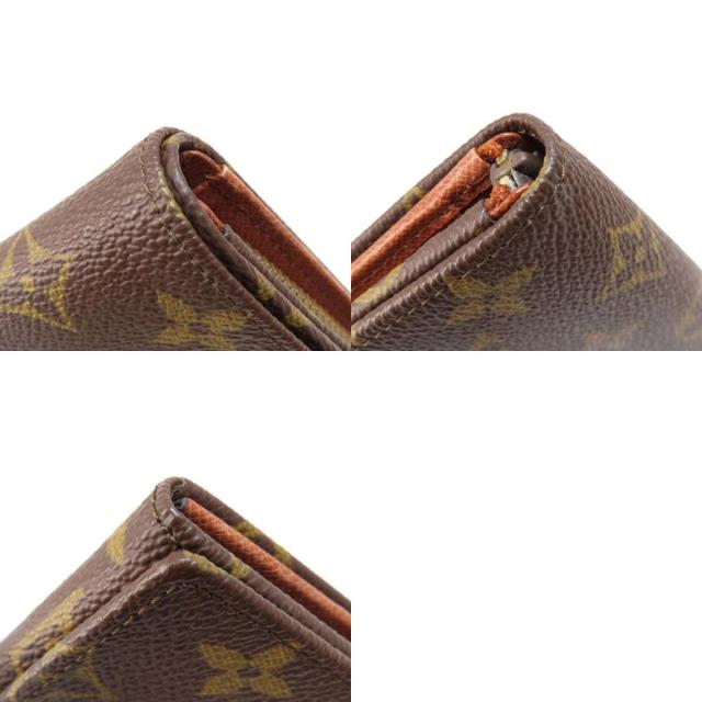 ルイヴィトン モノグラム トレゾール コンパクト財布 二つ折り財布  
