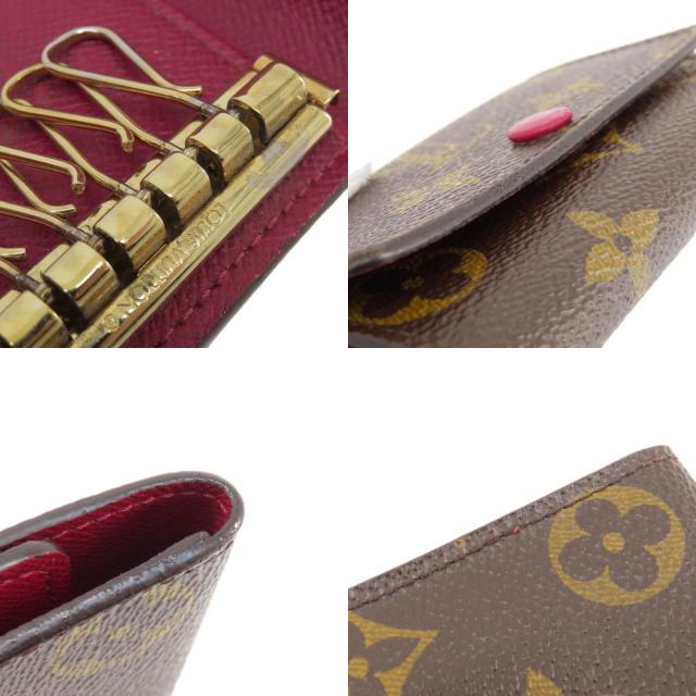 ルイヴィトン キーケース ミュルティクレ6 モノグラム フューシャ