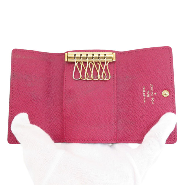 ルイヴィトン キーケース ミュルティクレ6 モノグラム フューシャ