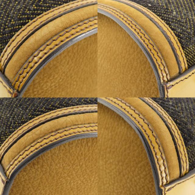 BURBERRY バーバリー リボン ハンドバッグ レザー/キャンバス レディース 