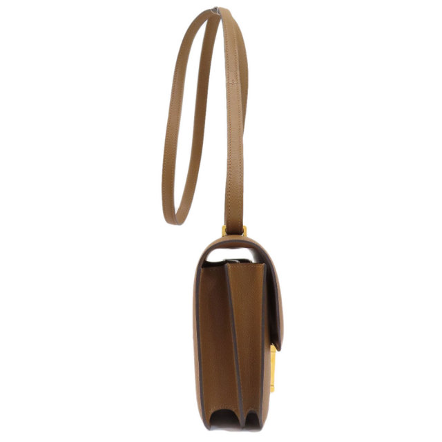 HERMES エルメス コンスタンスミニ ブラウン ゴールド金具 ショルダー  