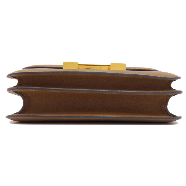 HERMES エルメス コンスタンスミニ ブラウン ゴールド金具 ショルダー  