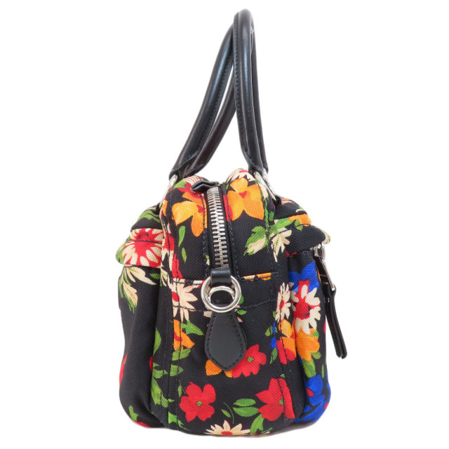 MIUMIU ミュウミュウ フラワーモチーフ 2WAY ハンドバッグ キャンバス  