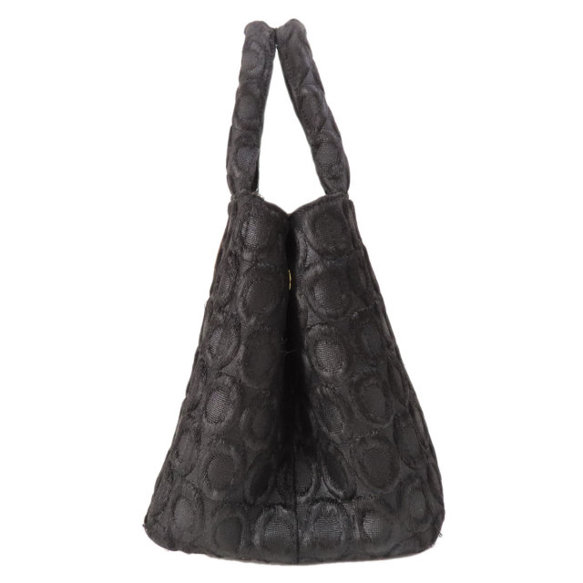 PRADA プラダ 1BA038 ブロケード 2WAY ハンドバッグ キャンバス