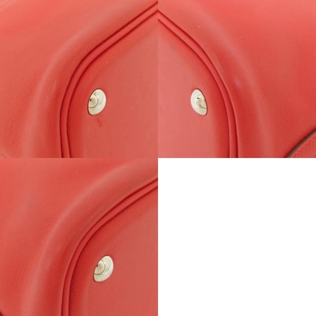 HERMES エルメス ボリード27 レッド シルバー金具 ハンドバッグ