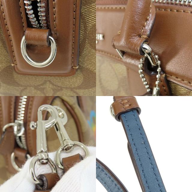 COACH コーチ F73119 シグネチャー 2WAY ハンドバッグ PVC レディース