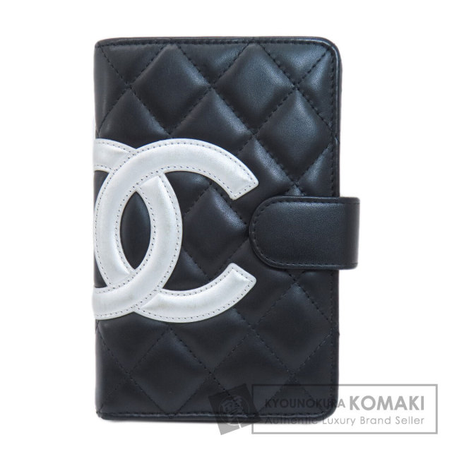 CHANEL シャネル カンボンライン シルバー金具 二つ折り財布（小銭入れ  