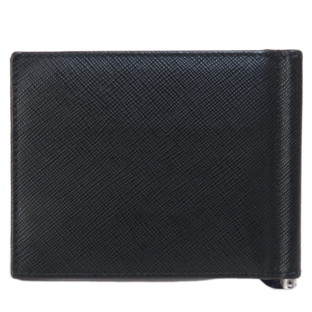 □中古□ プラダ 2つ折り 残り少なく マネークリップ 財布 メンズ  