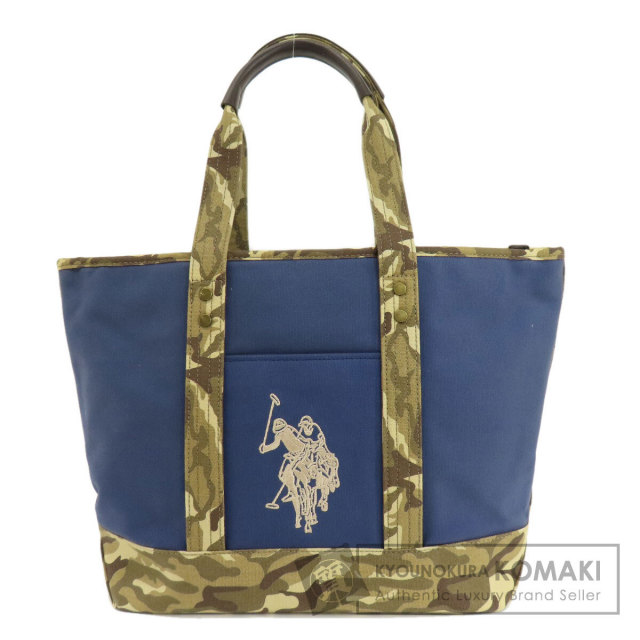 U.S. POLO ASSN. ユーエスポロアッスン ロゴ トートバッグ キャンバス  