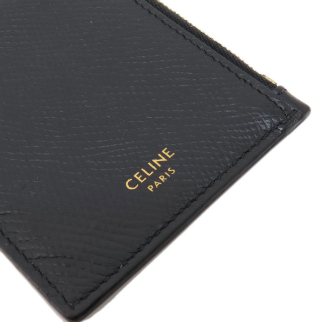CELINE セリーヌ ロゴ カードケース コインケース レザー レディース