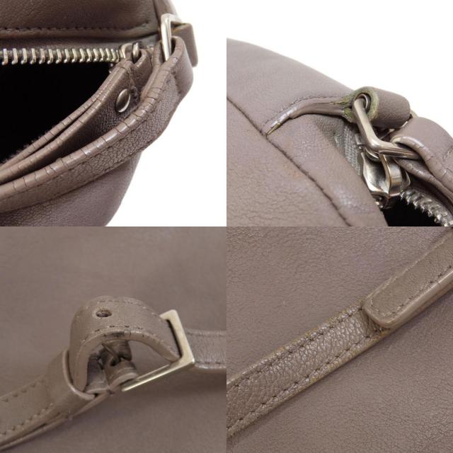 SAINT LAURENT サンローラン ロゴ ショルダーバッグ レザー レディース 