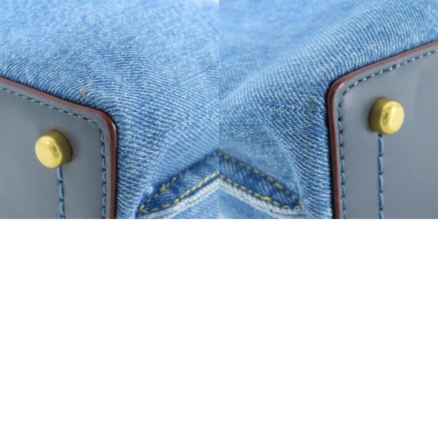 COACH コーチ CR677 2WAY ハンドバッグ デニム レディース 