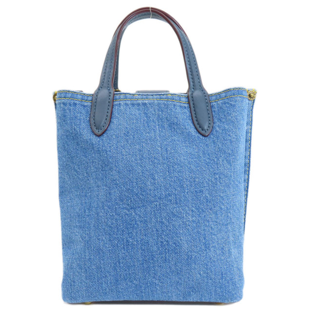 コーチトートバッグ CR677 デニム ハンドバッグ ショルダーバッグ COACH コーチ CR677 2WAY ハンドバッグ デニム レディース