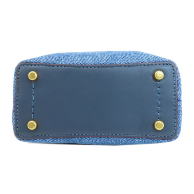 COACH コーチ CR677 2WAY ハンドバッグ デニム レディース 