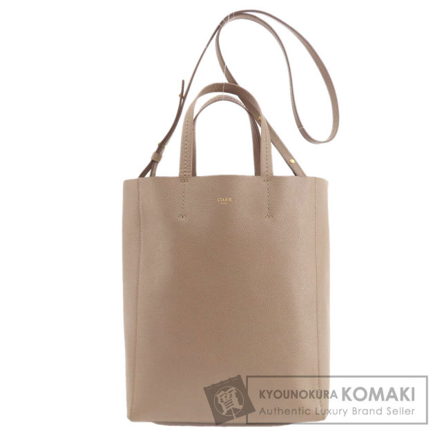 CELINE セリーヌ バーティカルカバ 2WAY トートバッグ レザー 