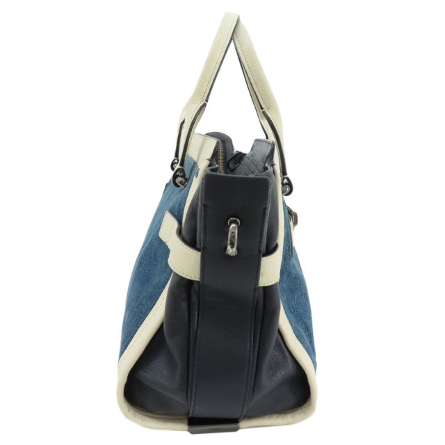 COACH コーチ 37731 2WAY ハンドバッグ デニム/レザー レディース  