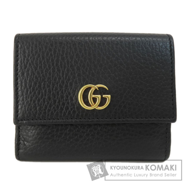 GUCCI グッチ 524672 GGマーモント 二つ折り財布（小銭入れあり