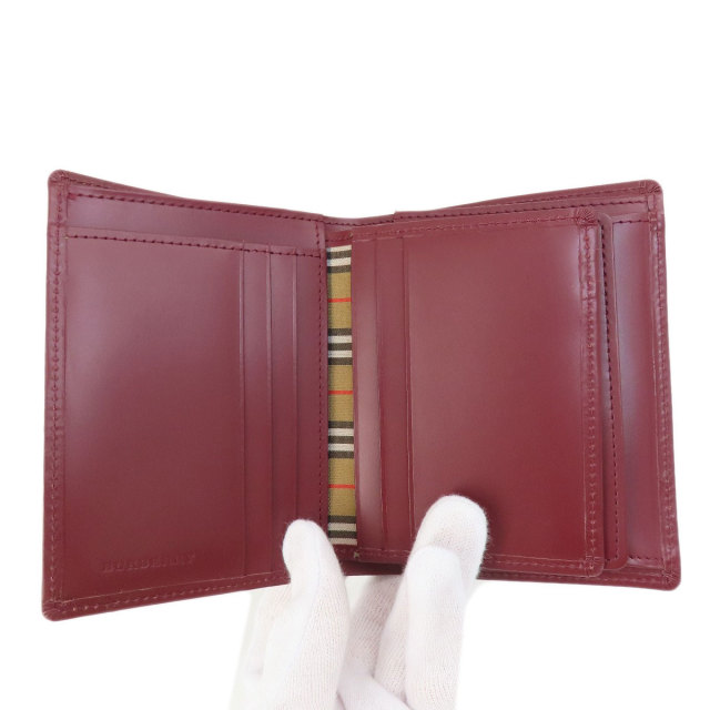 BURBERRY バーバリー ノバチェック 二つ折り財布（小銭入れあり 