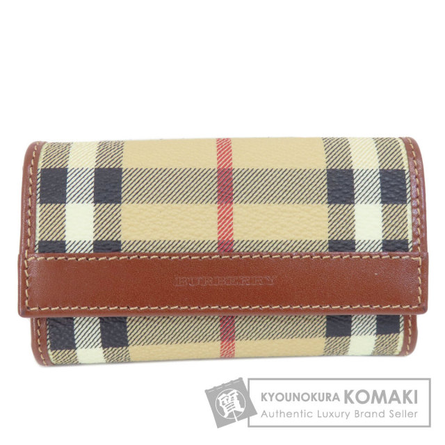 BURBERRY バーバリー ノバチェック キーケース PVC レディース  