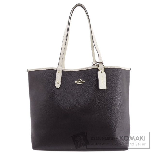 COACH コーチ F36609 リバーシブル トートバッグ PVC レディース 