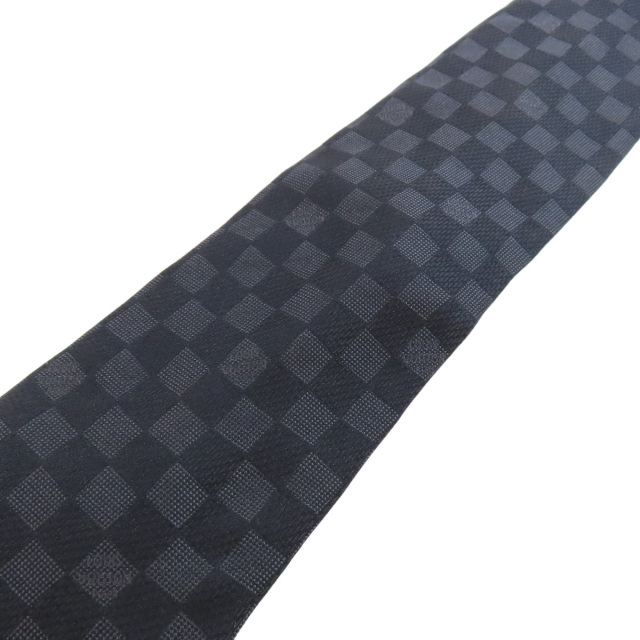 LOUIS VUITTON ルイヴィトン ダミエ柄 ネクタイ シルク メンズ 