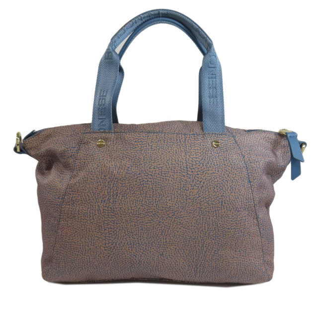 BORBONESE ボルボネーゼ ウズラ柄 2WAY トートバッグ ナイロン素材  