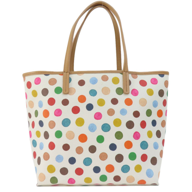 Tory Burch トリーバーチ ドット柄 2WAY トートバッグ PVC 