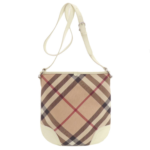 BURBERRY バーバリー ノバチェック ショルダーバッグ PVC レディース 