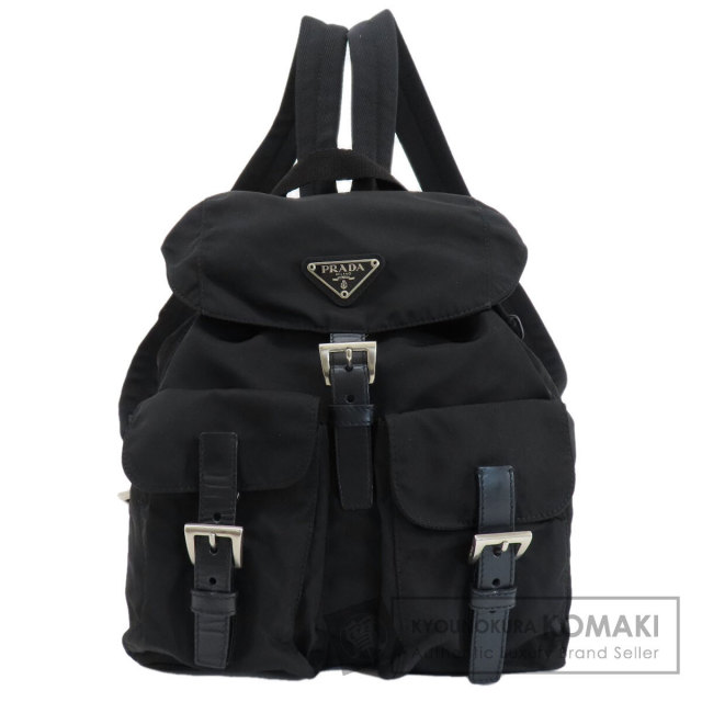 プラダ PRADA リュック・デイパック ナイロン 三角ロゴタグ ブラック  