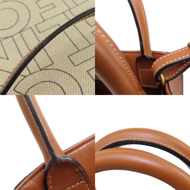 CELINE セリーヌ ミニ バーティカルカバ 2WAY ハンドバッグ キャンバス  