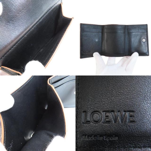 LOEWE ロエベ アナグラム 二つ折り財布（小銭入れあり） レザー