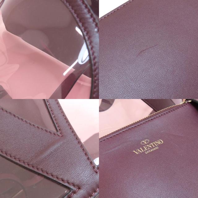 VALENTINO バレンティノ クリアトート トートバッグ ビニール レディース 