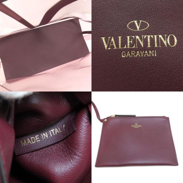 VALENTINO バレンティノ クリアトート トートバッグ ビニール レディース 