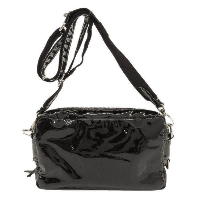 MIUMIU ミュウミュウ ロゴ ショルダーバッグ エナメル レディース 