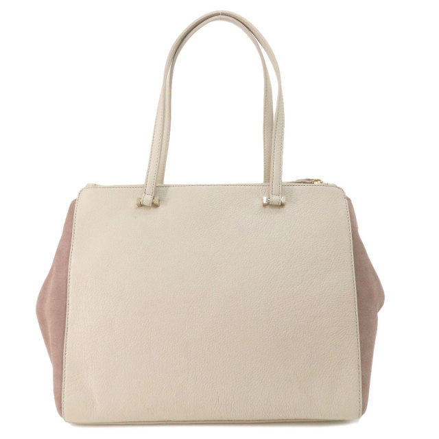 kate spade ロゴ トートバッグ レザー スウェード レディース
