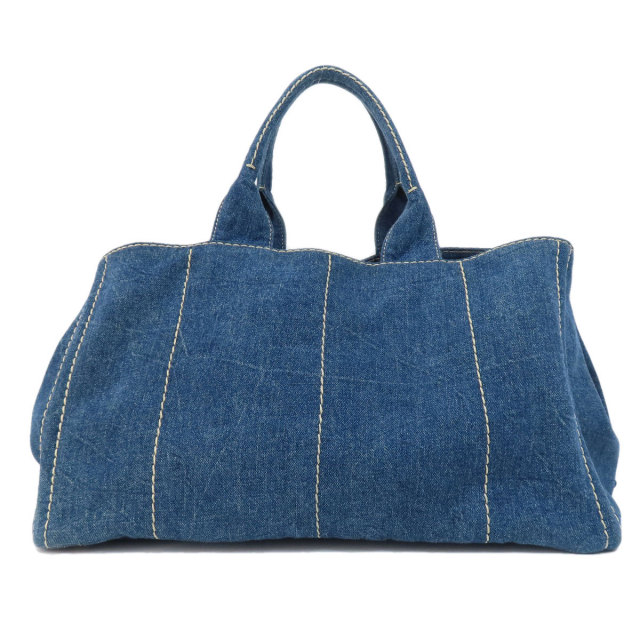 PRADA プラダ カナパ トートバッグ デニム レディース
