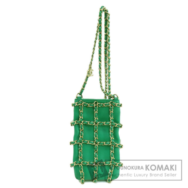 CHANEL シャネル チェーンポーチ ゴールド金具 ショルダーバッグ CHANEL シャネル チェーンポーチ ゴールド金具 ショルダーバッグ