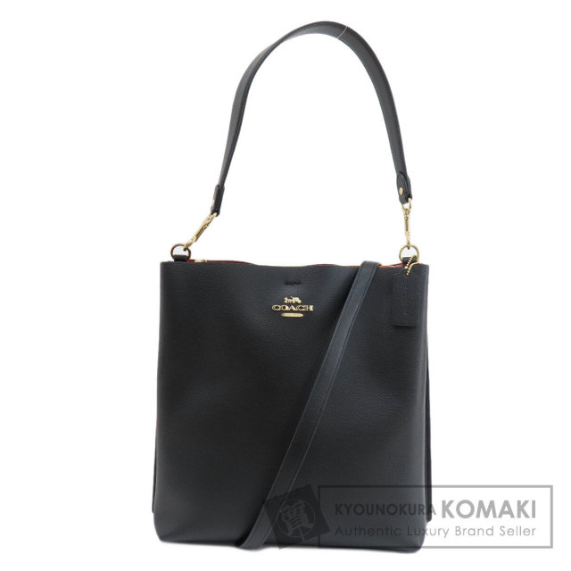 COACH コーチ CA214 モリー バケット 2WAY ハンドバッグ レザー レディース