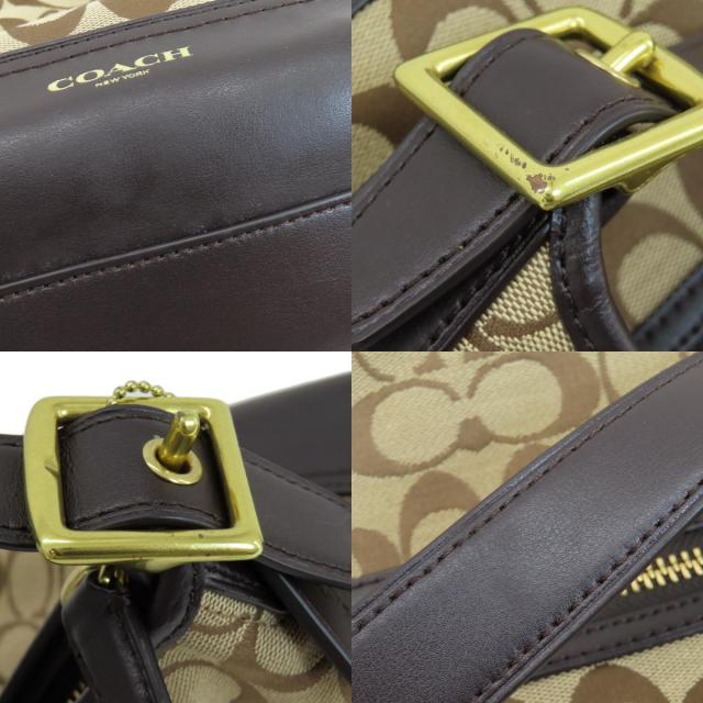 COACH コーチ F54339 シグネチャー ショルダーバッグ キャンバス