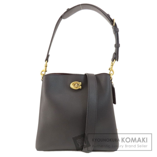 COACH コーチ C3916 ウィロウ バケット 2WAY ショルダーバッグ レザー  